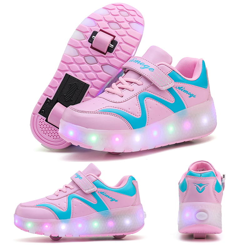 Street Fashion Boy - Fashion Luminous Roller Skates LED Light