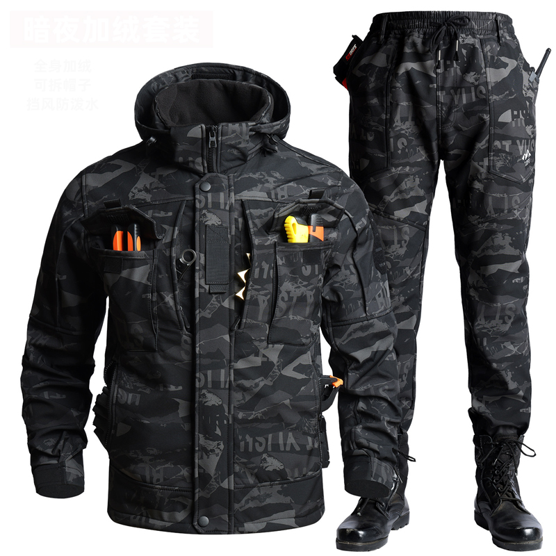 Windbreak Shell Jacket - Winter Men Mountain Ski Warm Sets