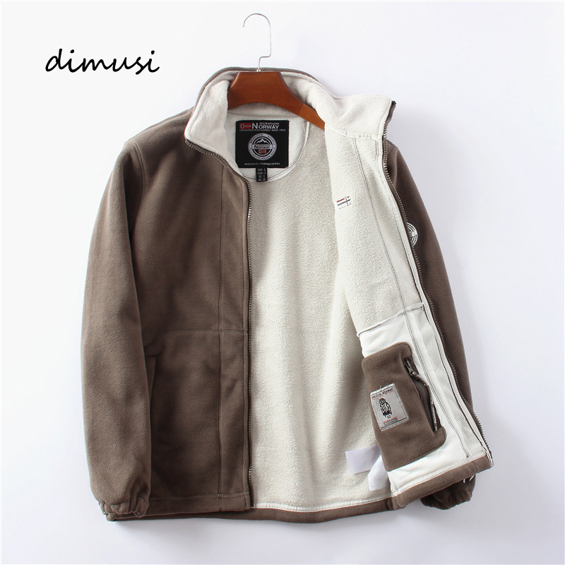 Windbreak Shell Jacket - DIMUSI Winter Men's Polartec Fleece Jackets
