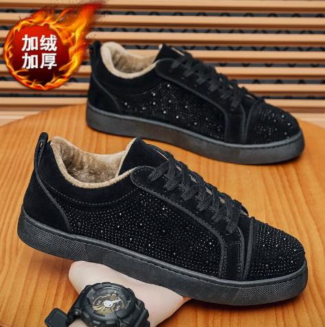Street Fashion Hong Kong - Winter Autumn New Mens Warm Sneakers