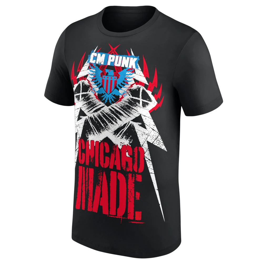 Men's CM Punk Chicago Made Red - Street Fashion Chicago review and price