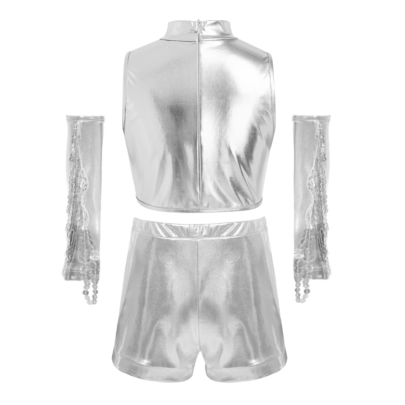 Kids Sparkling Metallic Sequin - Street Fashion Vest review and price