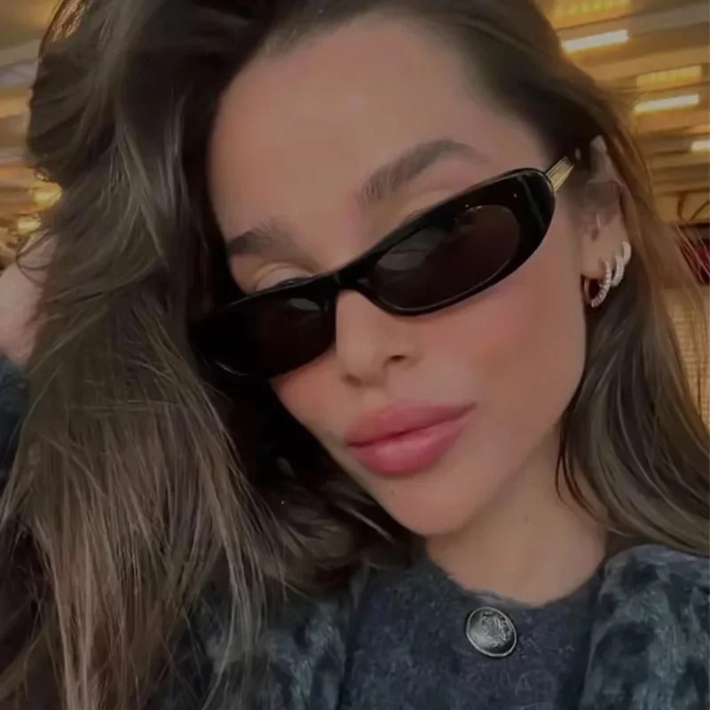 New Retro Oval Frame Sunglasse - Street Fashion Trends review and price