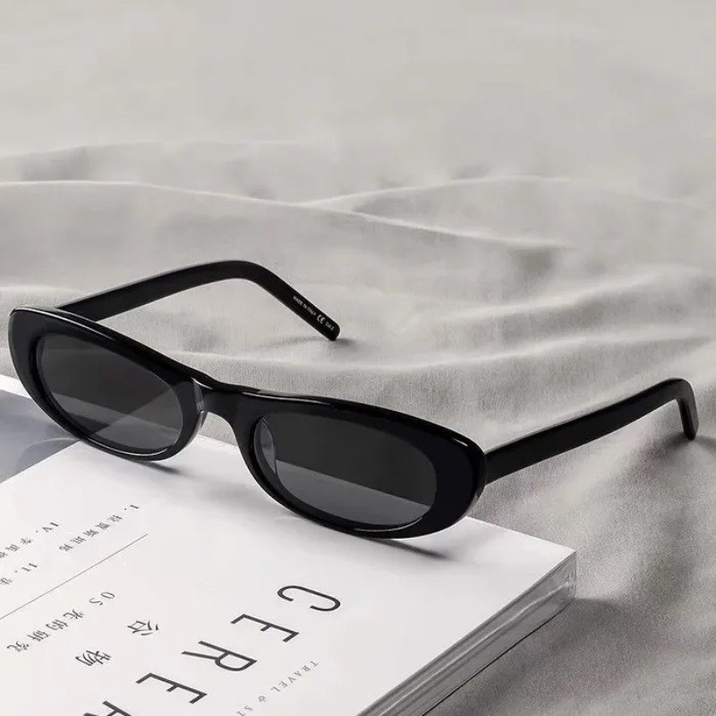New Retro Oval Frame Sunglasse - Street Fashion Trends review and price