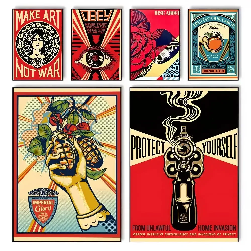 Vintage Shepard Fairey Art Str - Street Fashion Wallpaper review and price