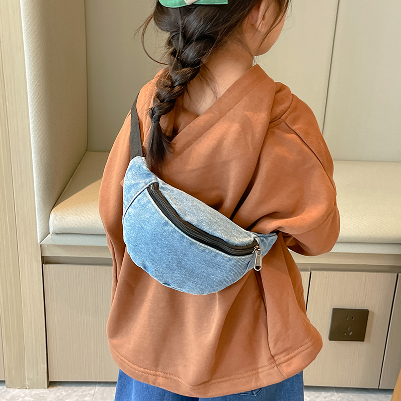 Fashion Denim Children's Waist - Street Fashion Boy review and price