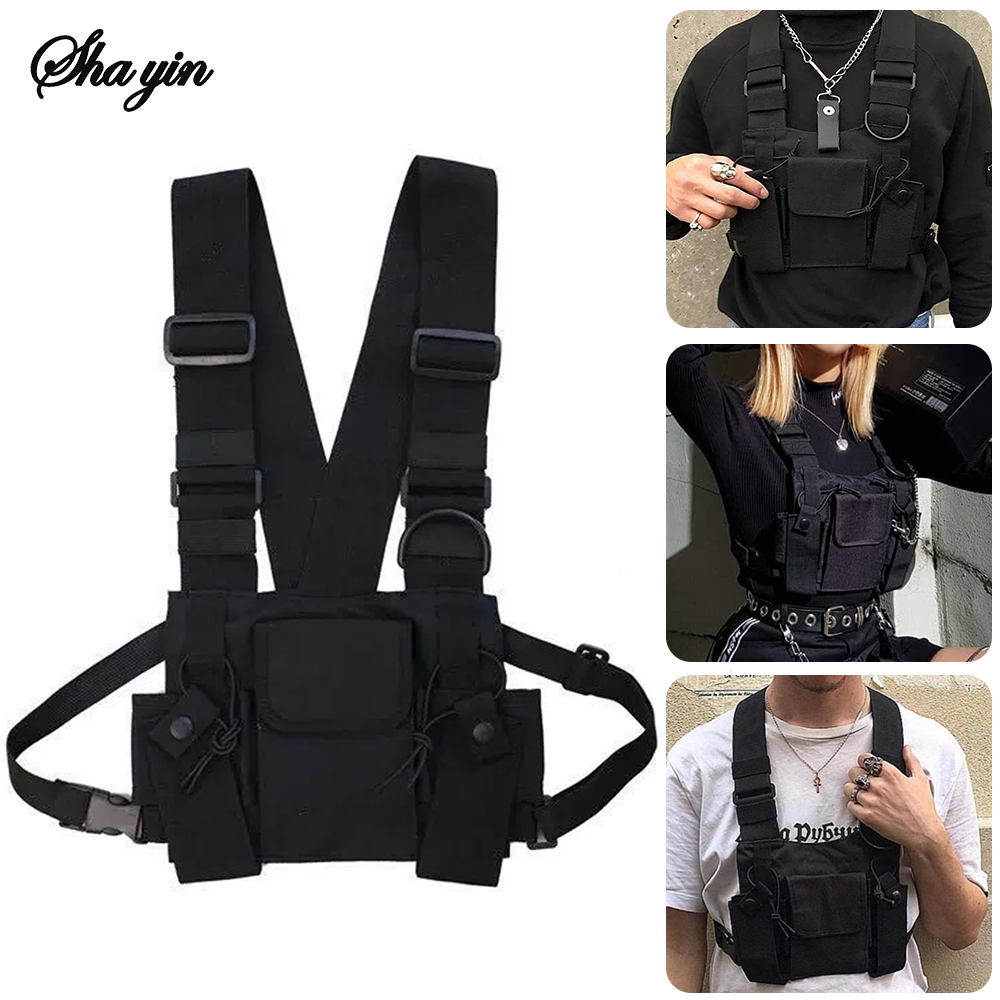 Functional Tactical Chest Bag  - Street Fashion Vest review and price