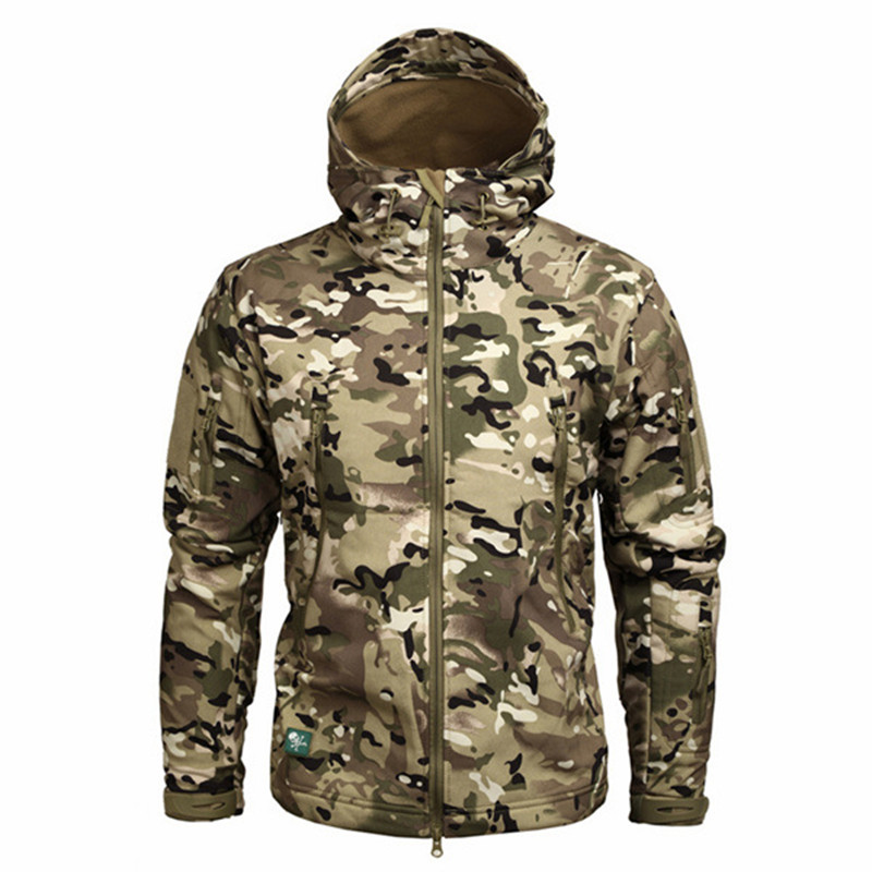 Hiking Jackets Men Camouflage  - Windbreak Shell Jacket review and price