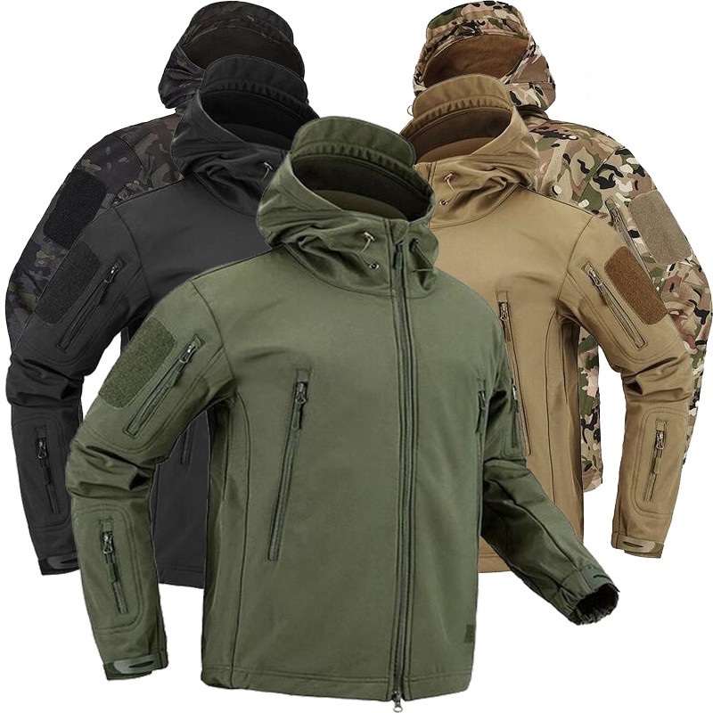 Hiking Jackets Men Camouflage  - Windbreak Shell Jacket review and price