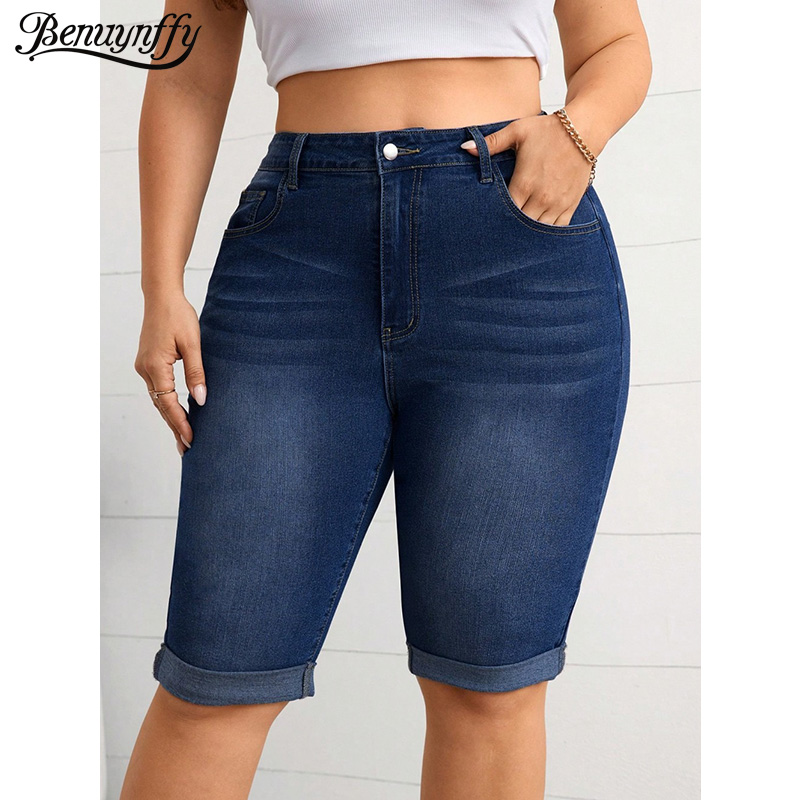 Benuynffy Plus Size Vintage Mi - Street Fashion Jeans Women review and price