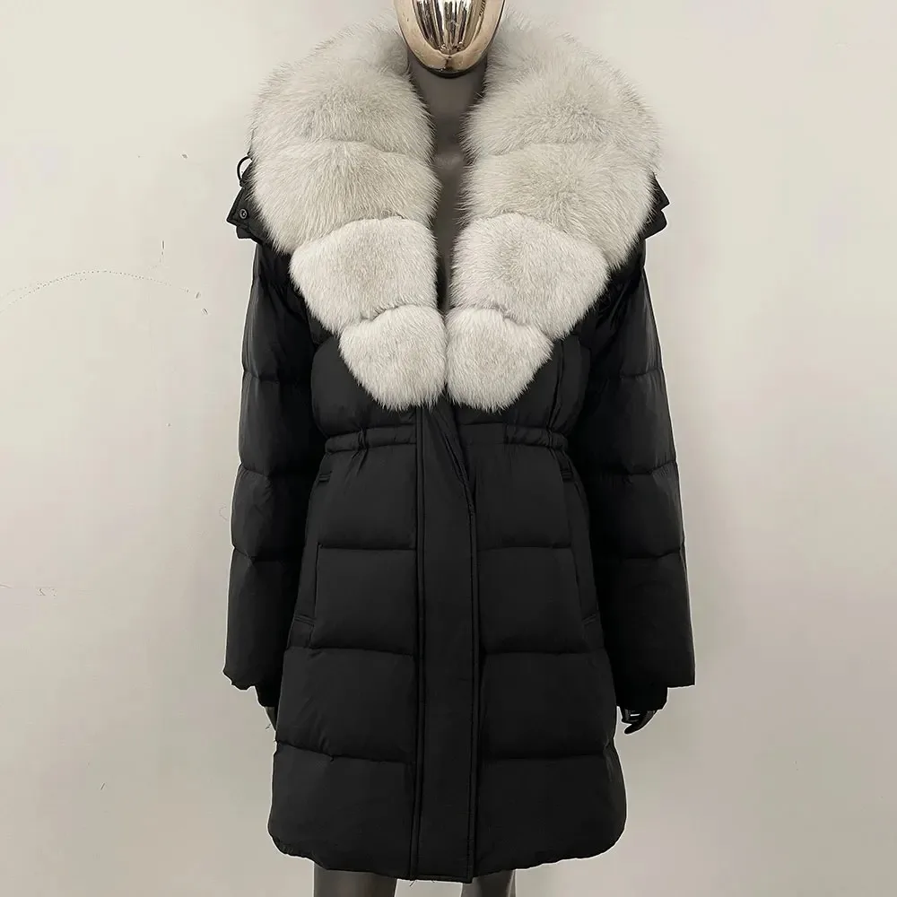 Real Fur Jacket Fashion Hooded - Street Fashion Official review and price