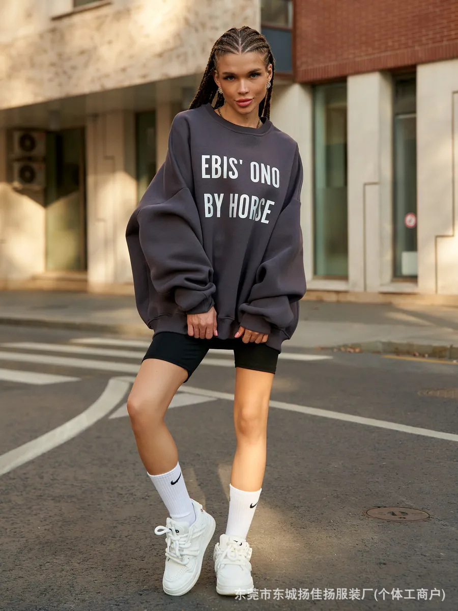 Soft Fleece Y2K Streetwear Wom - Oversized Crewneck Fleece review and price