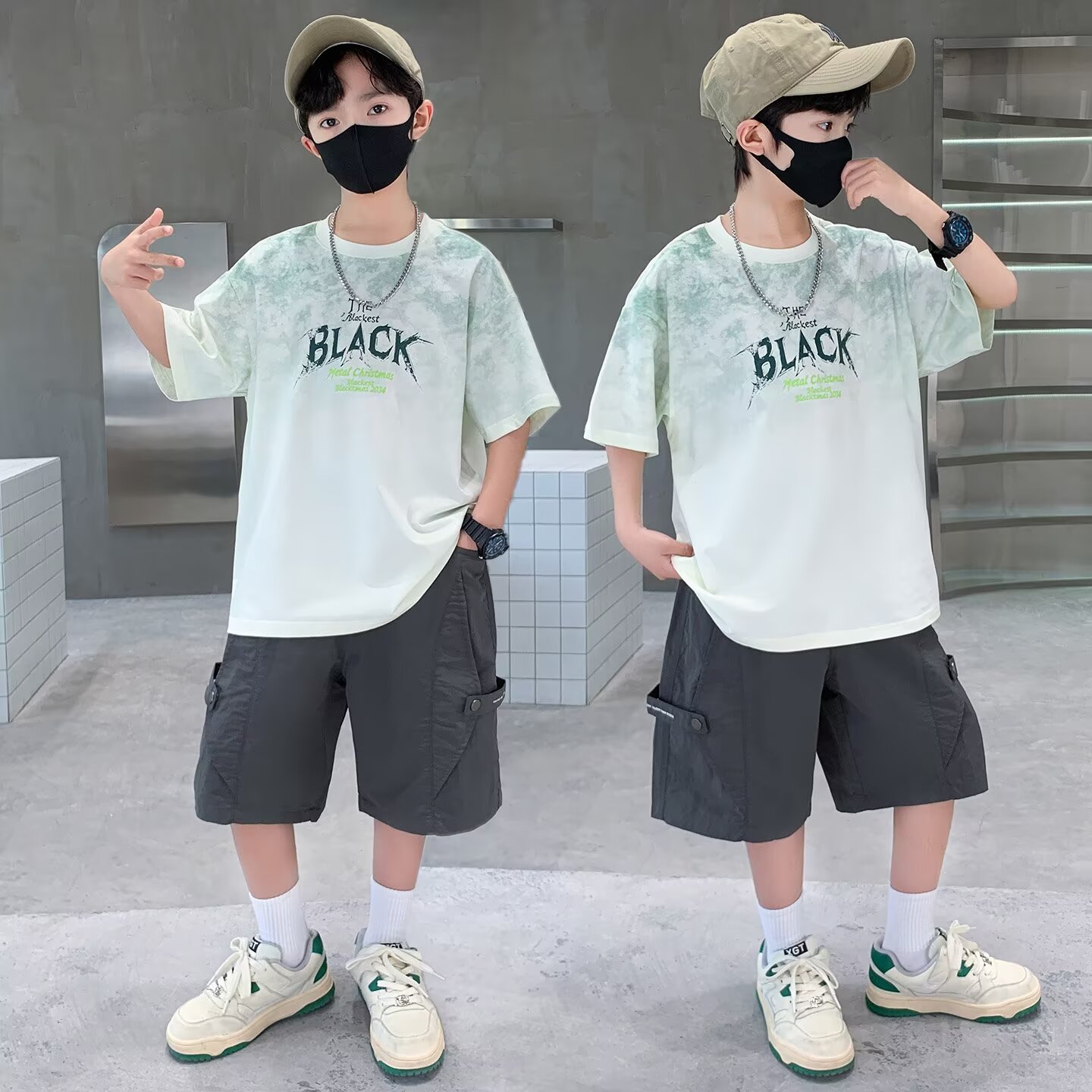 New Summer Boys Suit 120-170 J - Street Fashion Japan 2025 review and price