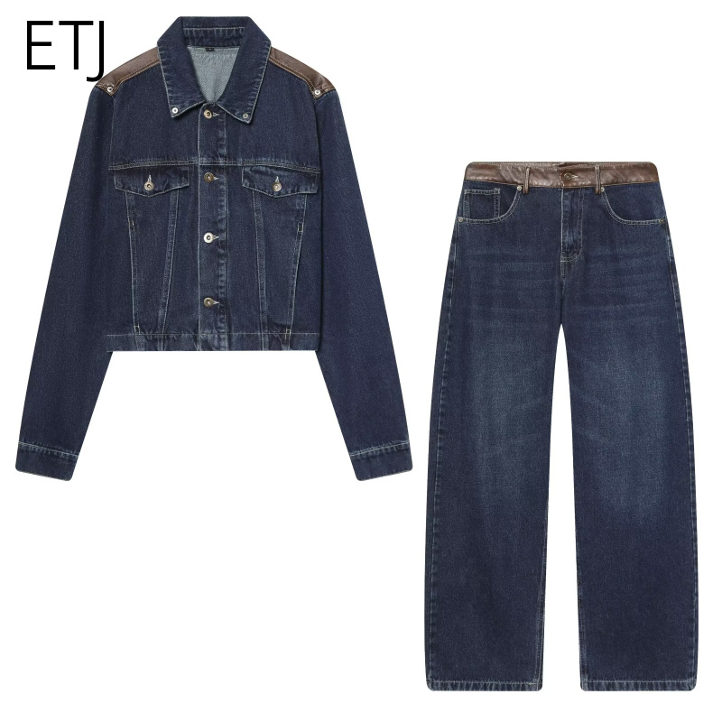 ETJ Women's Denim Jacket & Jea - Street Fashion Jeans Women review and price
