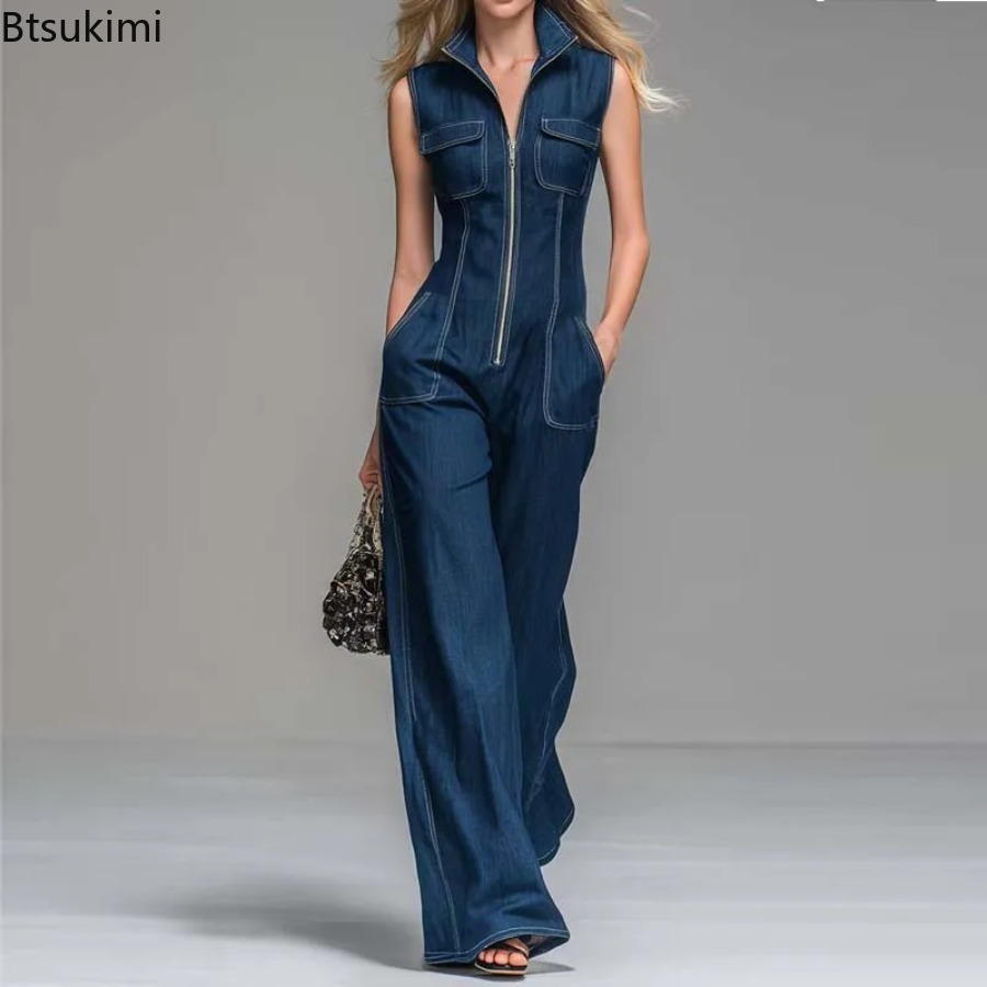 New Women's Sleeveless Denim J - Street Fashion Jeans Women review and price