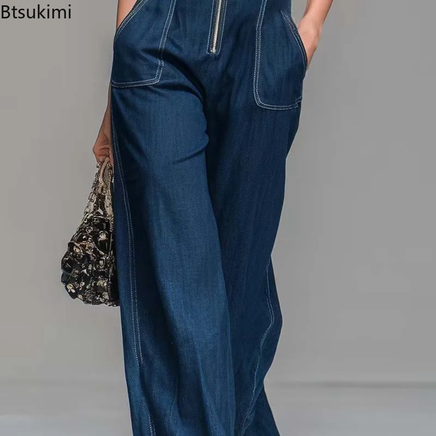 New Women's Sleeveless Denim J - Street Fashion Jeans Women review and price