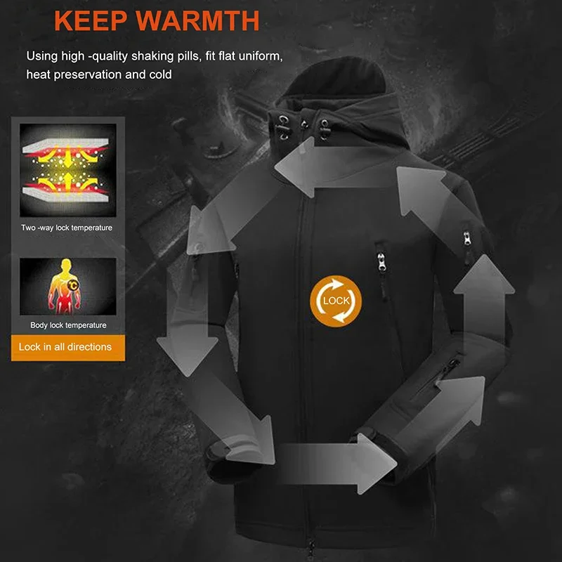 5XL 12 Colors Outdoor Fans Win - Windbreak Shell Jacket review and price