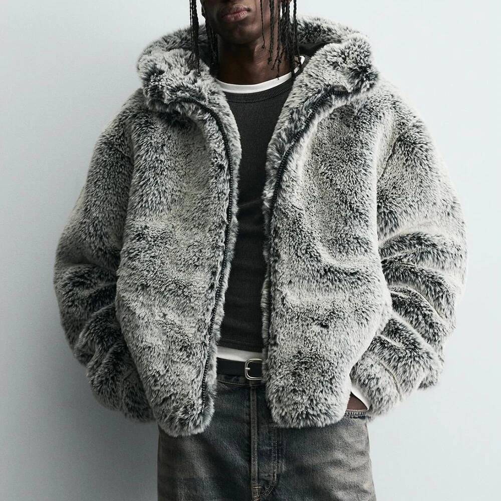 Winter New Faux Fur Long-Sleev - Street Fashion Taiwan review and price