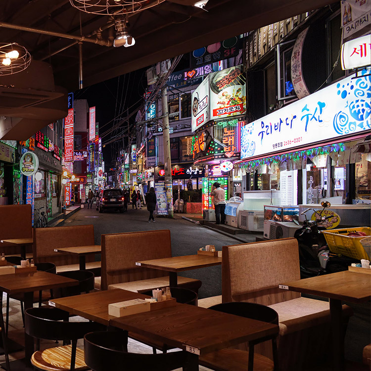 Custom 3D City street scene mu - Street Fashion Wallpaper review and price