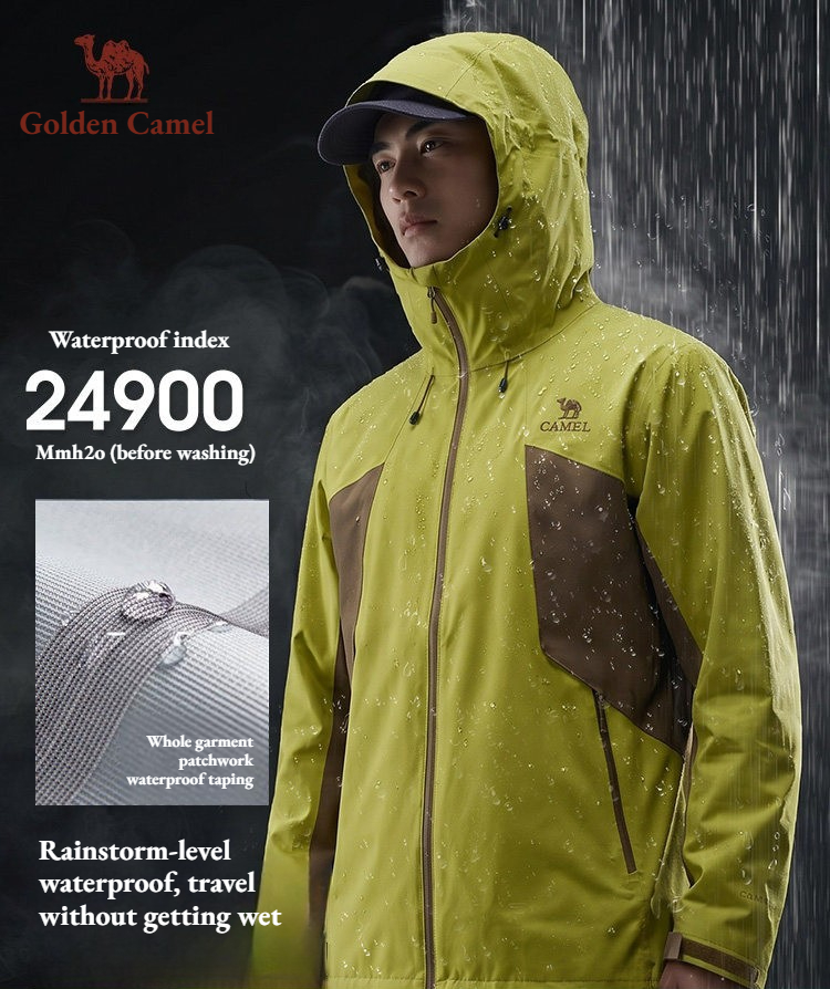 Golden Camel Men's Waterproof  - Windbreak Shell Jacket review and price