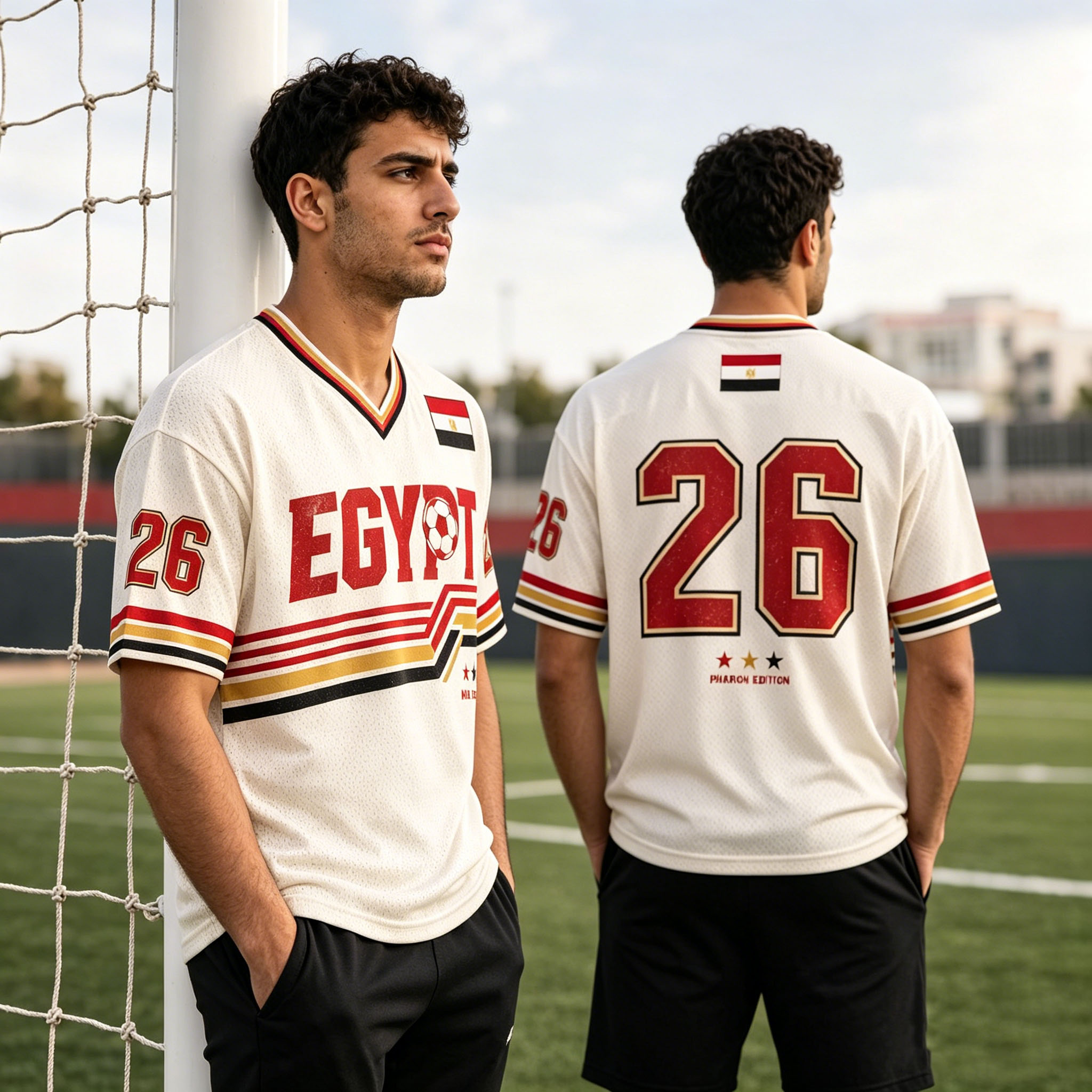 2026 Egypt jersey retro V-neck - Street Fashion Egypt review and price